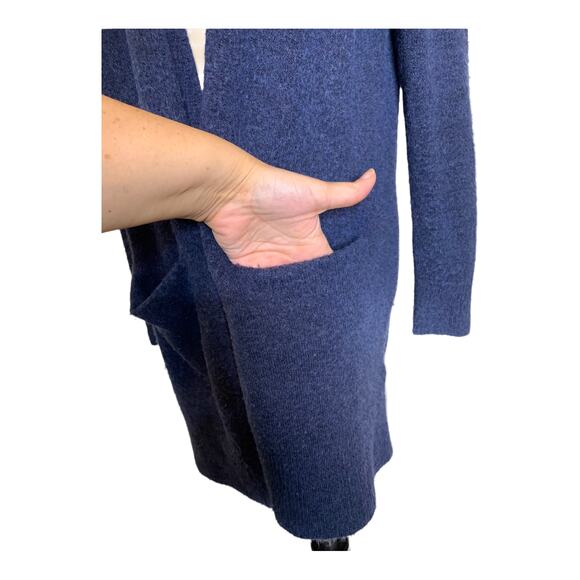 Madewell blue knit open front cardigan sweater size XS - Picture 5 of 10